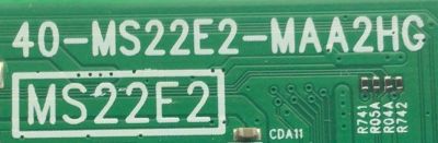 MAIN PARA SMART TV TCL 4K RESOLUCION (3840 X 2160) / NUMERO DE PARTE 08-MS22E03-MA200AA / 40-MS22E2-MAA2HG / 08-MS22E03-MA300AA / V8-ST22K01-LF / GTC011014W / DISPLAY HV750QUB-F91 / MODELO 75S431 - Imagen 3